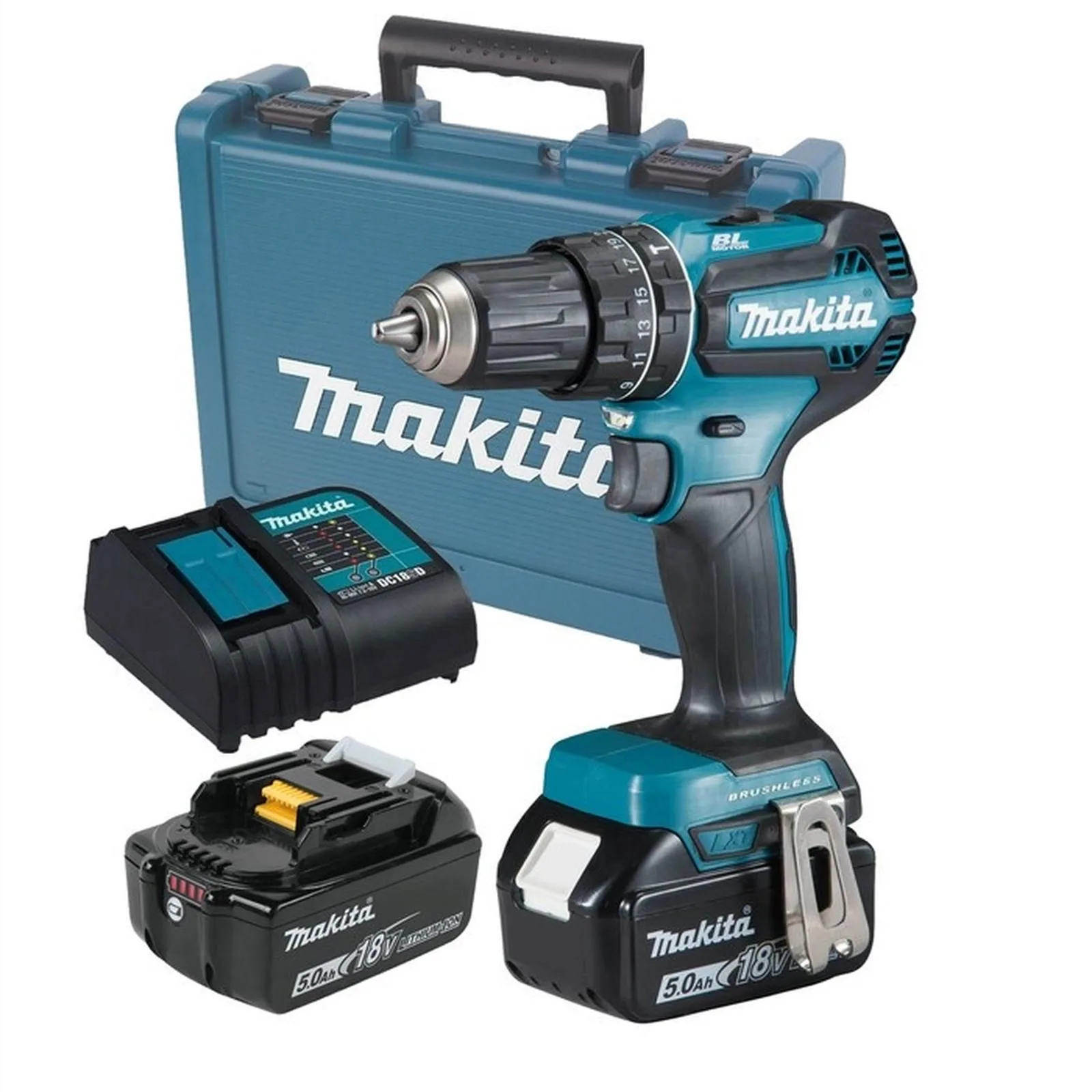 MAKITA CORDLESS HAMMER DRIVER DRILL 18V