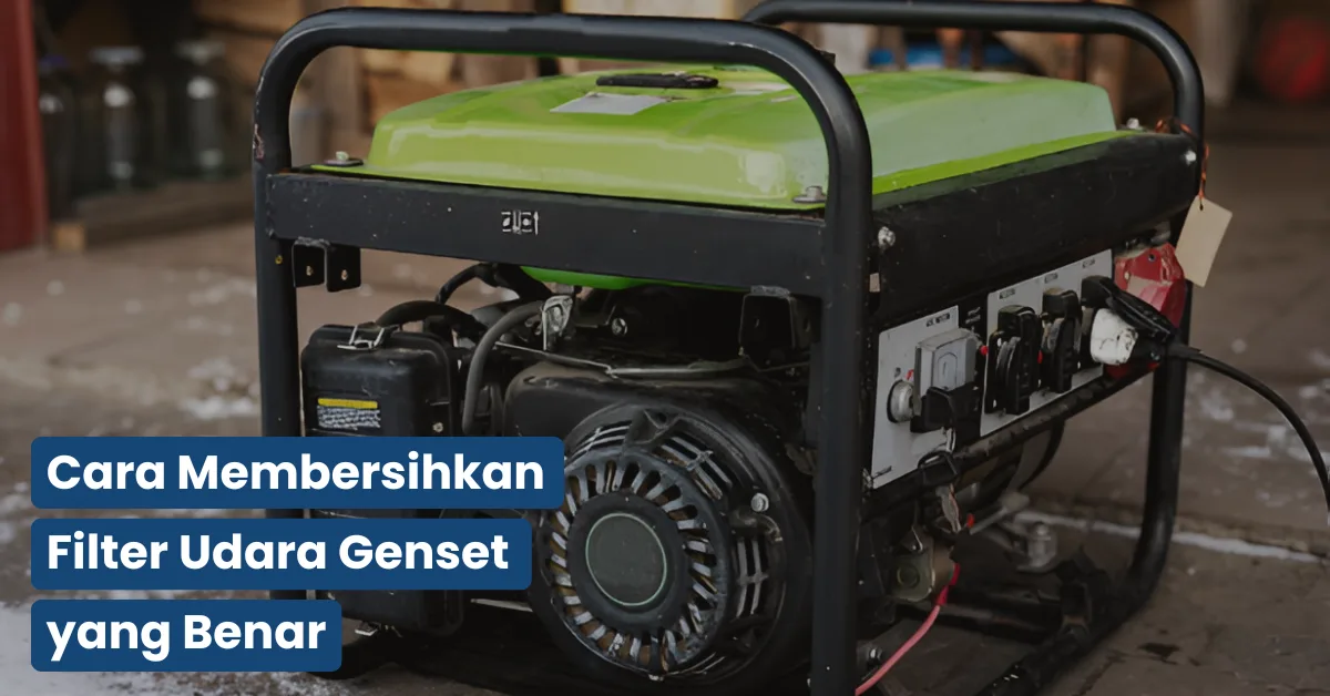 Cara Membersihkan Filter Udara Genset yang Benar