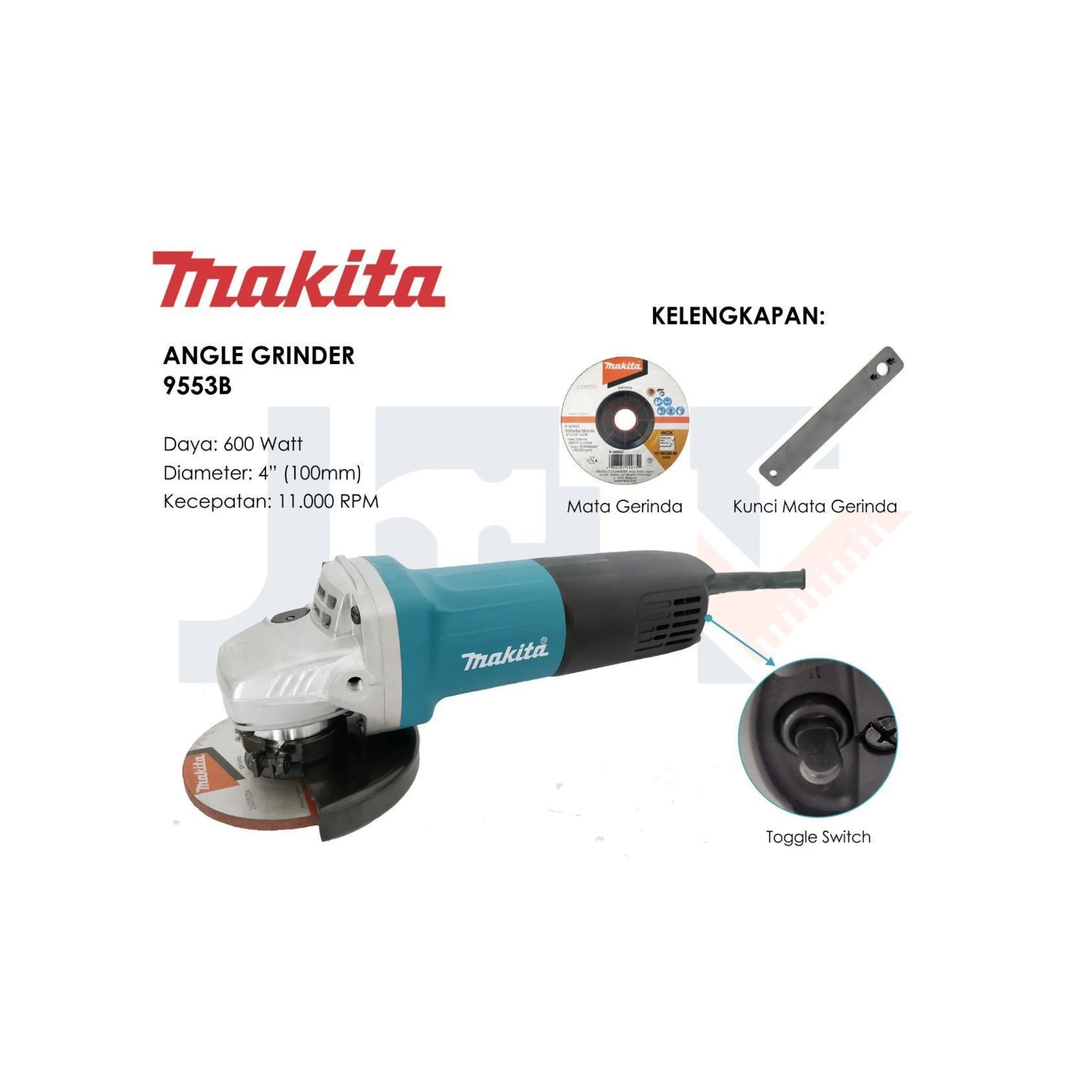 MKTA DISK GRINDER 9553 B (II) (makita)