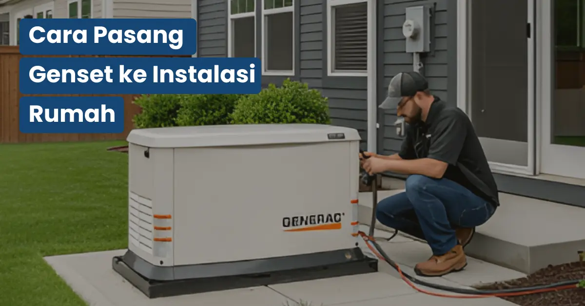 Cara Pasang Genset ke Instalasi Rumah