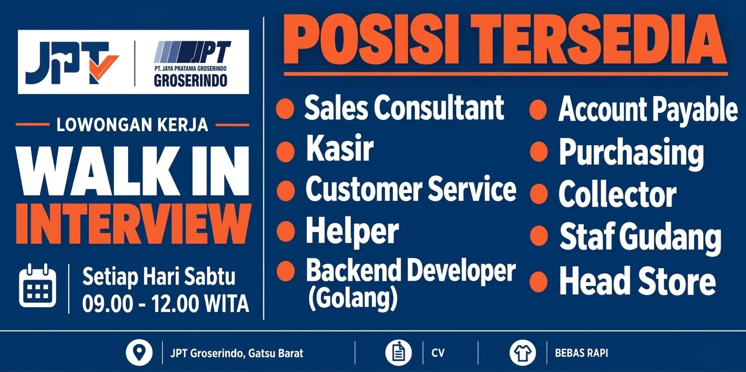 banner walk in interview JPT