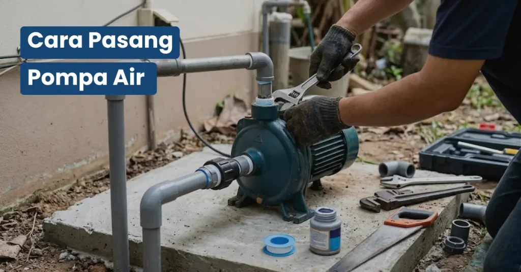 Cara Pasang Pompa Air Sendiri Secara Tuntas
